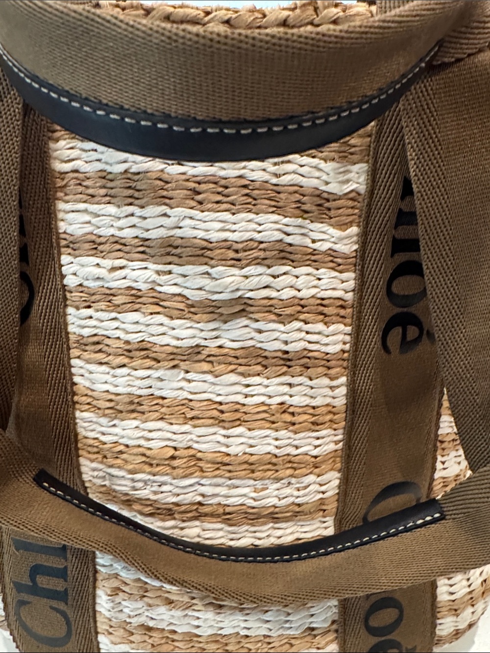 Chloe Mifuko large Woody Basket Tote - Picture 3 of 6